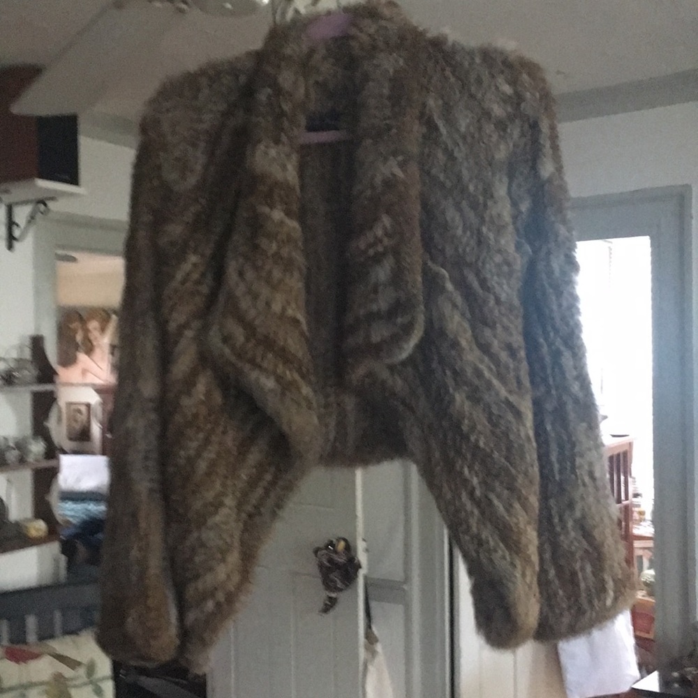 Spanish natural rabbit jacket